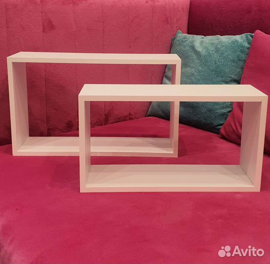 Полки настенные белые