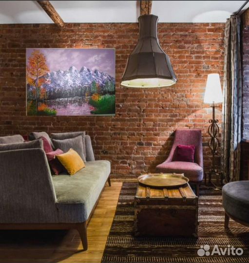 Картина акрилом на холсте