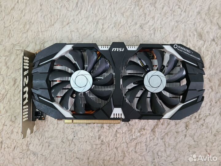 Видеокарта MSI GeForce GTX 1060 3GB