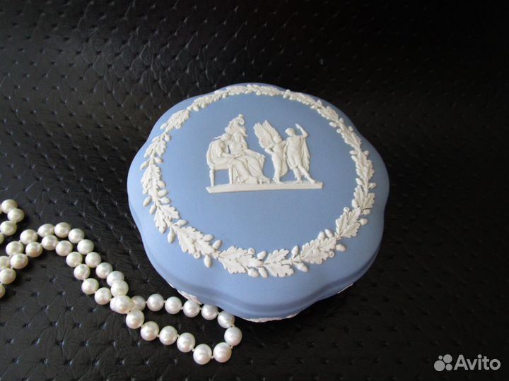 Яшмовый фарфор большая шкатулка веджвуд wedgwood