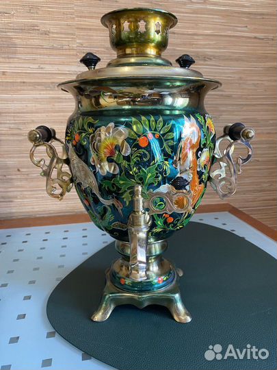 Самовар электрический расписной тульский