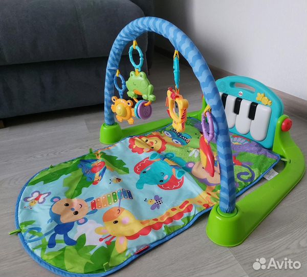 Развивающий коврик игрушка Lamaze fisher price