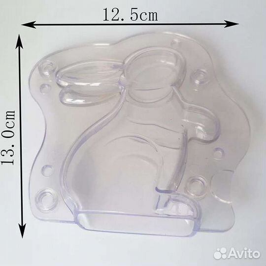 Форма заяц для шоколада
