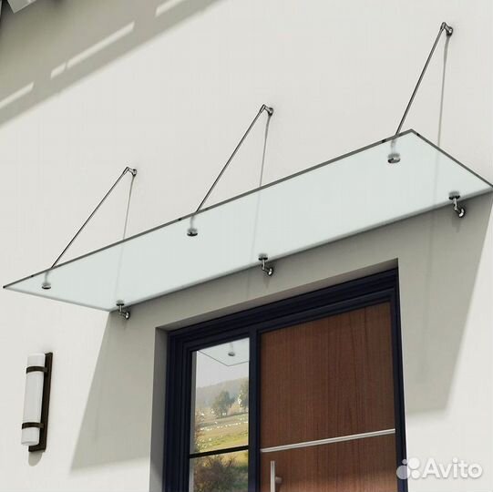 Стеклянные козырьки