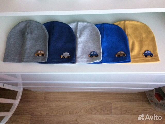 Детские шапочки, новые