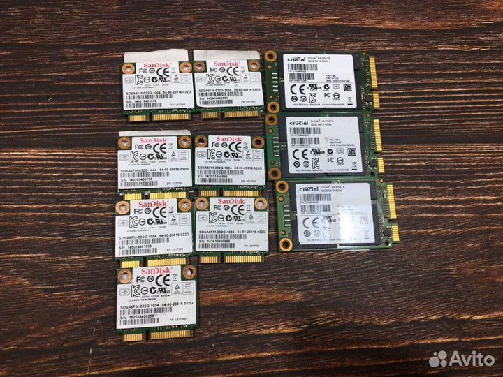 SSD mSata 32gb. Гарантия