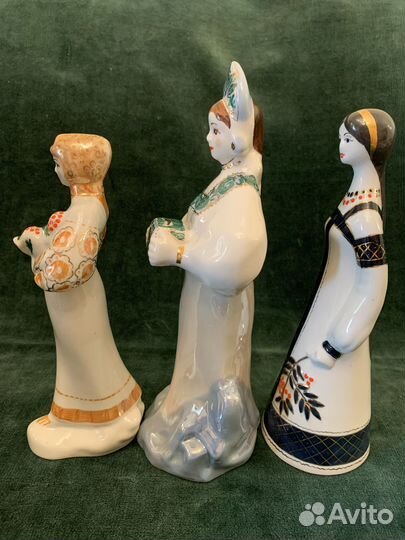 Фарфоровые статуэтки времен СССР Сысерть