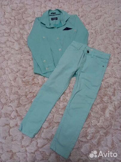 Рубашка+брюки 98-104 на праздник для мальчика 3-4