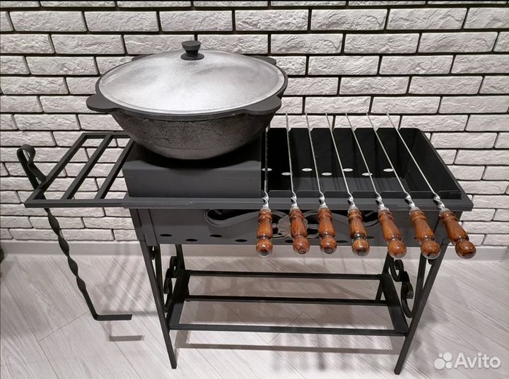 Мангал подарочный разборный 2,5мм, 3мм, 4мм