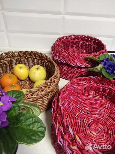 Корзина плетёная