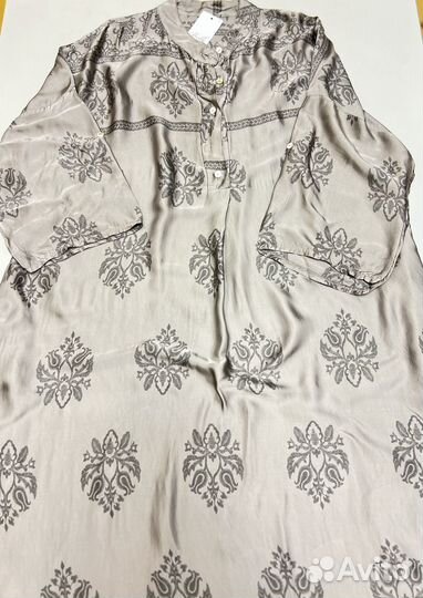 Шелковое платье Италия р 52-54