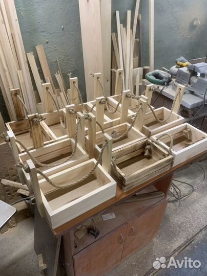 Ящик для цветов, бокс, кашпо, флористика