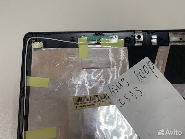 Крышка матрицы ноутбука asus x53s