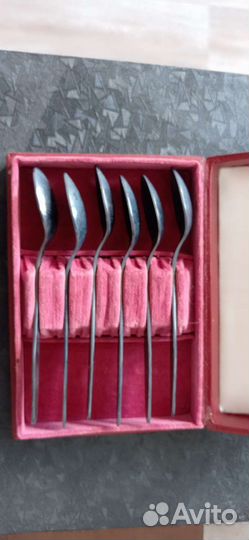 Набор чайных ложек мельхиор 6 шт