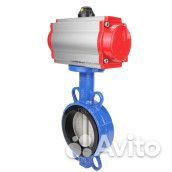 Затвор дисковый поворотный DN.ru WBV3432N-2W-Fb Ду125 Ру16, корпус - сталь WCB, диск - сталь 316L, у