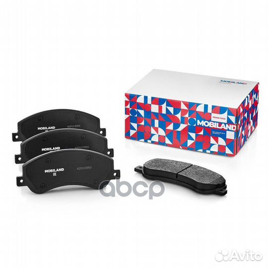 Колодки тормозные дисковые перед 429103950 mobi