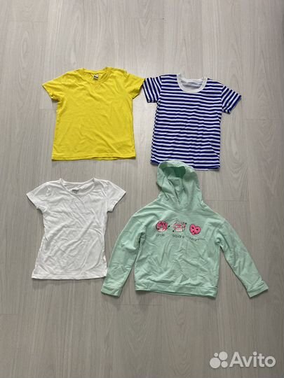 Продам пакет вещей на девочку размер 116-122