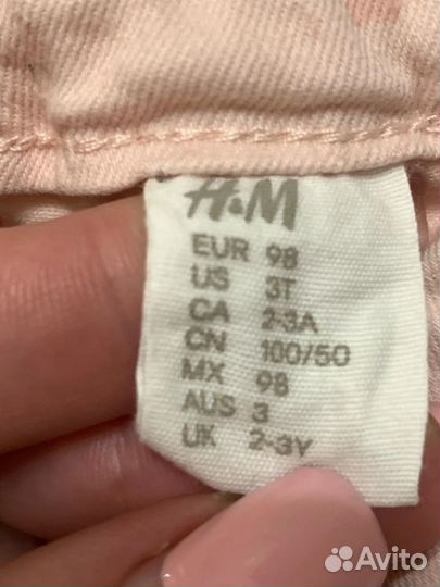 Джинсы на девочку 98