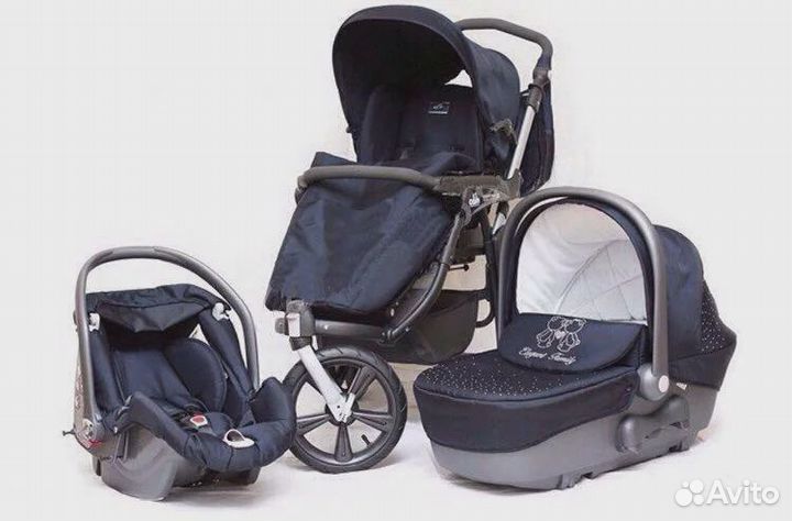 Коляска 3 в 1 cortina x3 tris evolution
