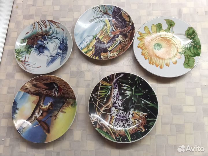 Чайные блюдца деоративные животные