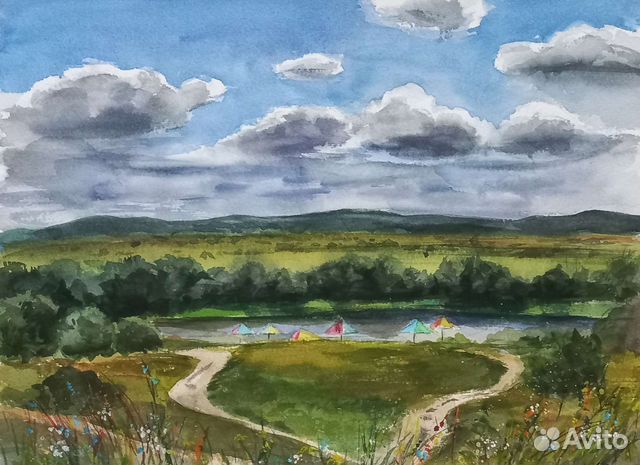 Картина акварельная 