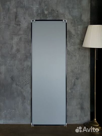 Зеркало в черной раме настенное 150-50 см