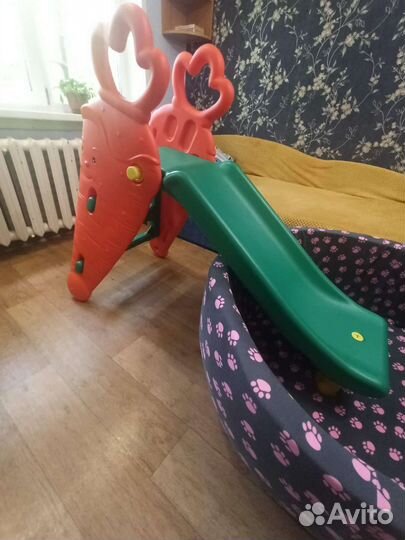 Детская горка пластиковая для дома