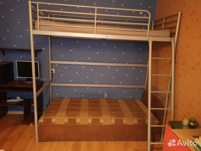 Двухъярусная кровать металлическая бу купить в Санкт-Петербурге ...