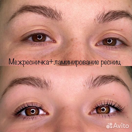 Перманент Ламинирование ресниц бровей, татуаж