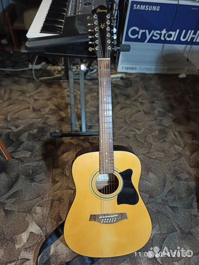 Двенадцати струнная гитара ibanez v7212e-nt-2y-02