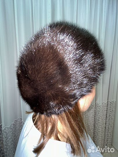 Шапка норковая женская