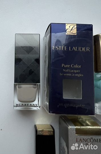 Лак для ногтей Burberry, estee lauder, lancome