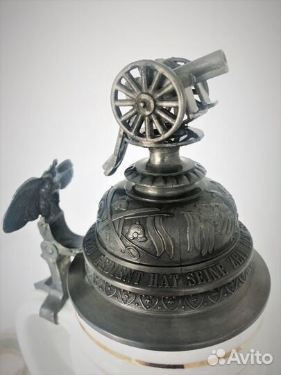 Немецкая полковая кружка,резервиста.0,7 л