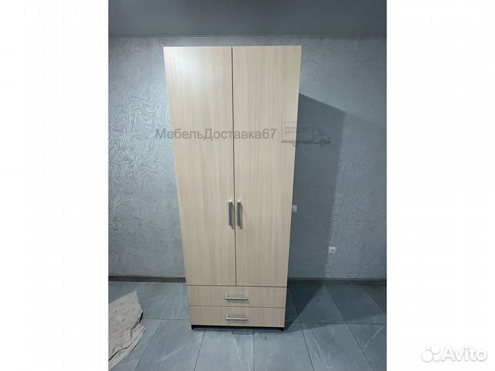 Шкаф полки, штанга, ящики (0,8)