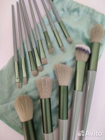 Кисти для макияжа 13 шт набор в мешочке