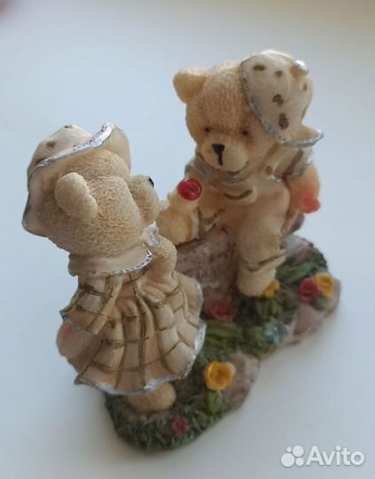 Коллекционные статуэтки медвежонок полистоун тедди