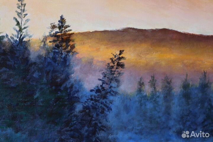 Картина акрилом пейзаж на холсте