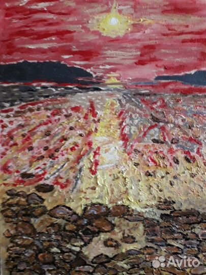 Картина Золотой песок