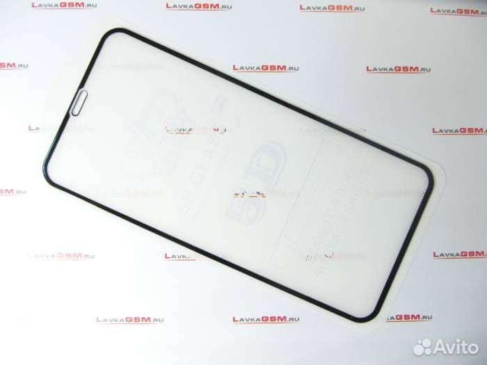 Защитное стекло для iPhone X/XS/11 Pro Черное#5513