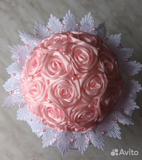 Букет из атласных лент