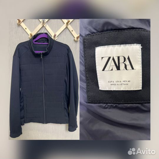 Бомбер мужской zara