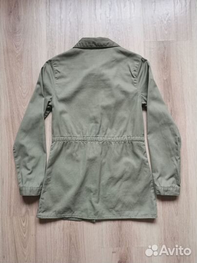 Стильная парка дев хаки с вышивкой Orchestra 12лет