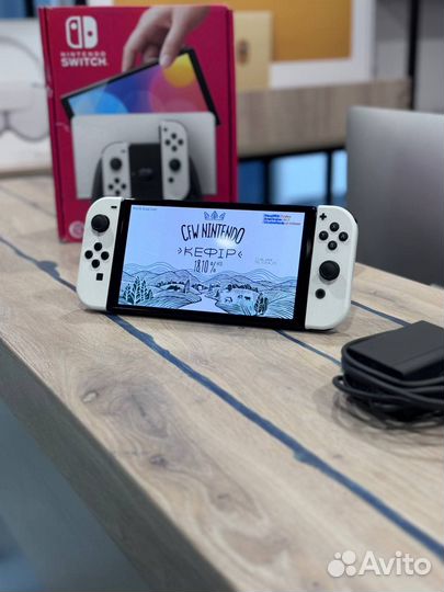 Nintendo switch Oled +256gb (прошитая)