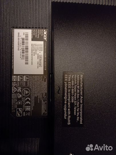 Монитор Acer KA190HQ