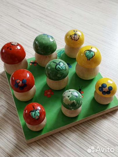 Развивающие деревянные игрушки
