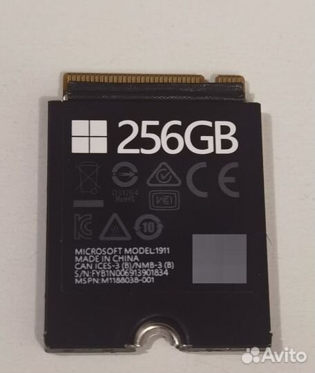 Microsoft SSD 256 гб (M2 2230)