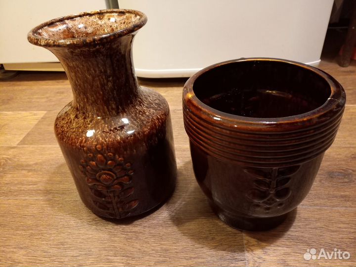 Напольная керамическая ваза