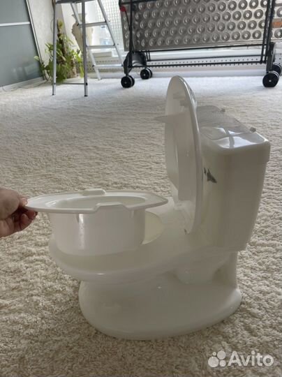 Детский горшок в виде унитаза