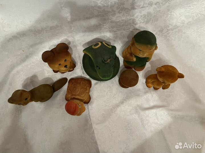 Игрушки СССР флок поролон