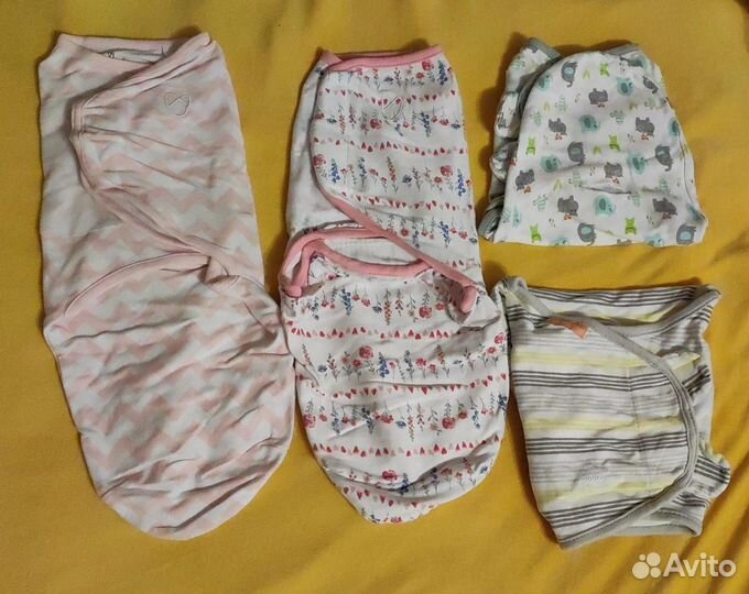 Пеленки кокон на липучке swaddleme